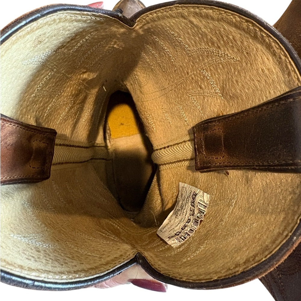 Durango Brown Heeled Boots - Picture 9 of 15
